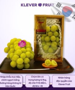 Nho Hàn Golden Shine Muscat - Nho Mẫu Đơn Chín Cây Hàn Quốc